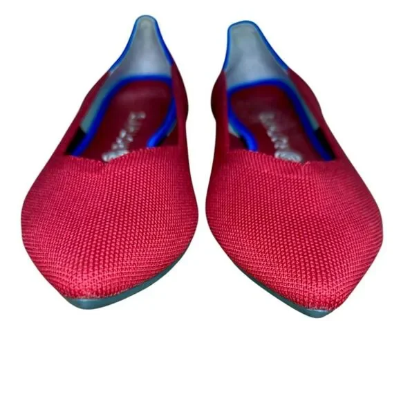 Rothy's The Point Flat in Chili Red Size: W11 - Picture 5 of 7